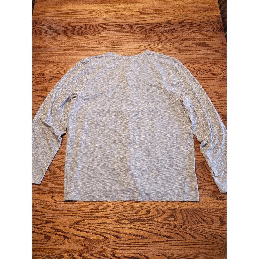 Rhone Long Sleeve Henley Mens Size XXL Marled Gray - Picture 5 of 10